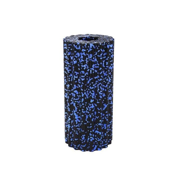 Roller yoga - rola de masaj negru si albastru 13764