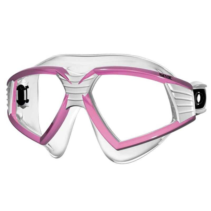 Ochelari de inot Seac - SONIC, Alb/Roz