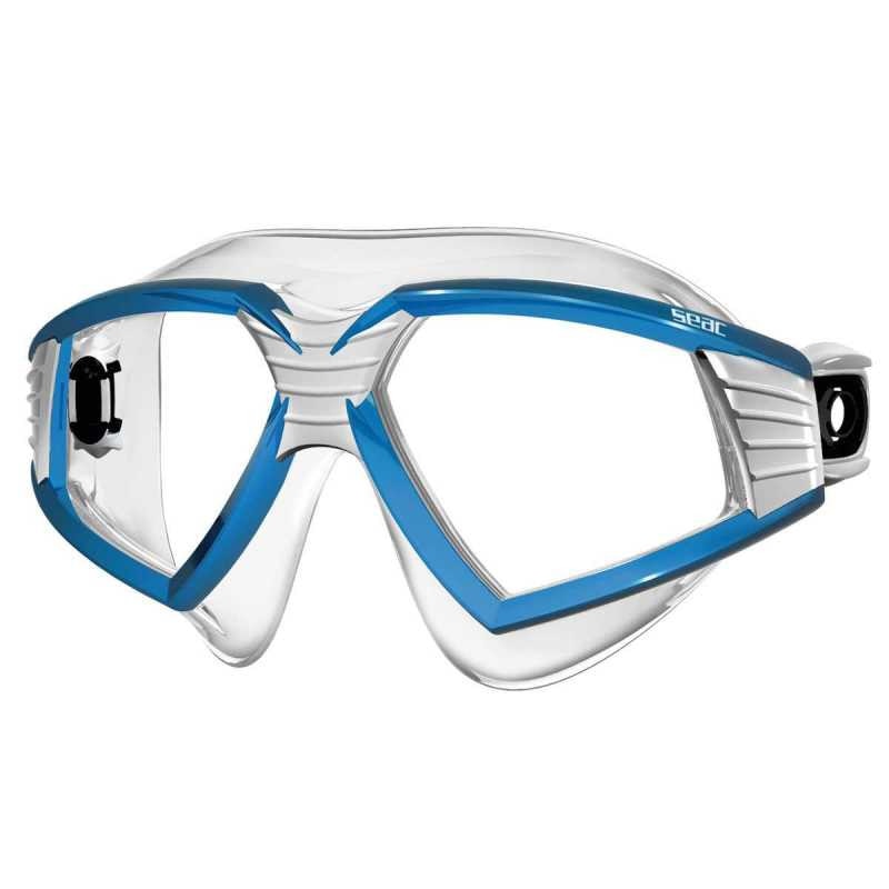 Ochelari de inot Seac - SONIC, Alb/Albastru