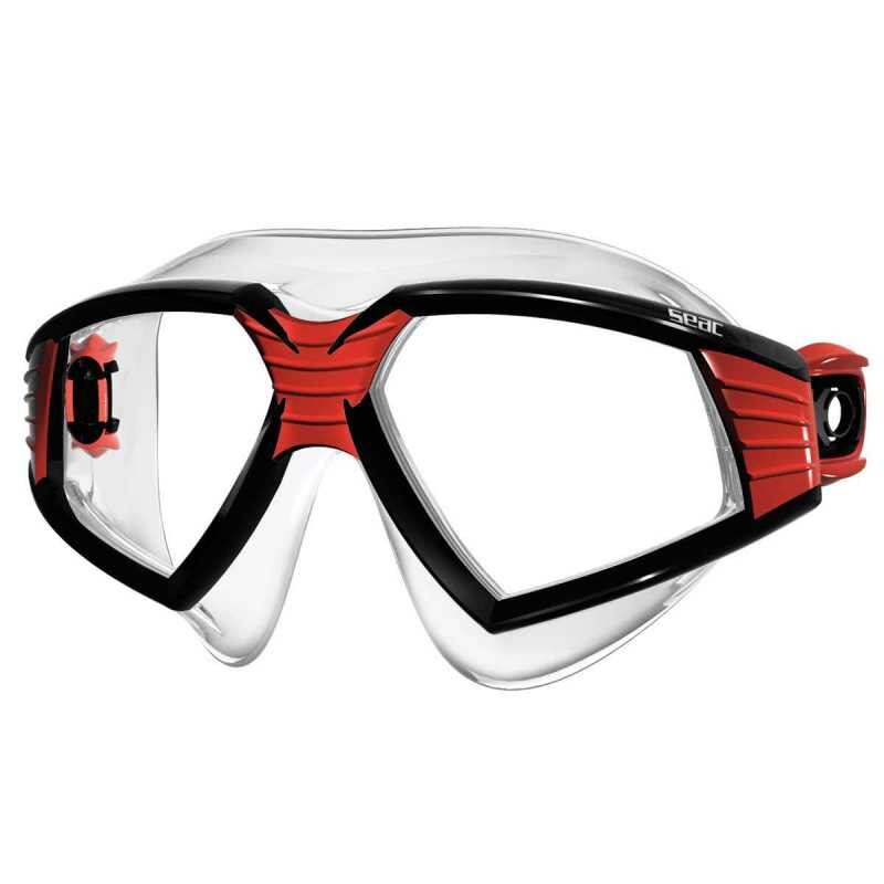 Ochelari de inot Seac - SONIC, Negru/Rosu