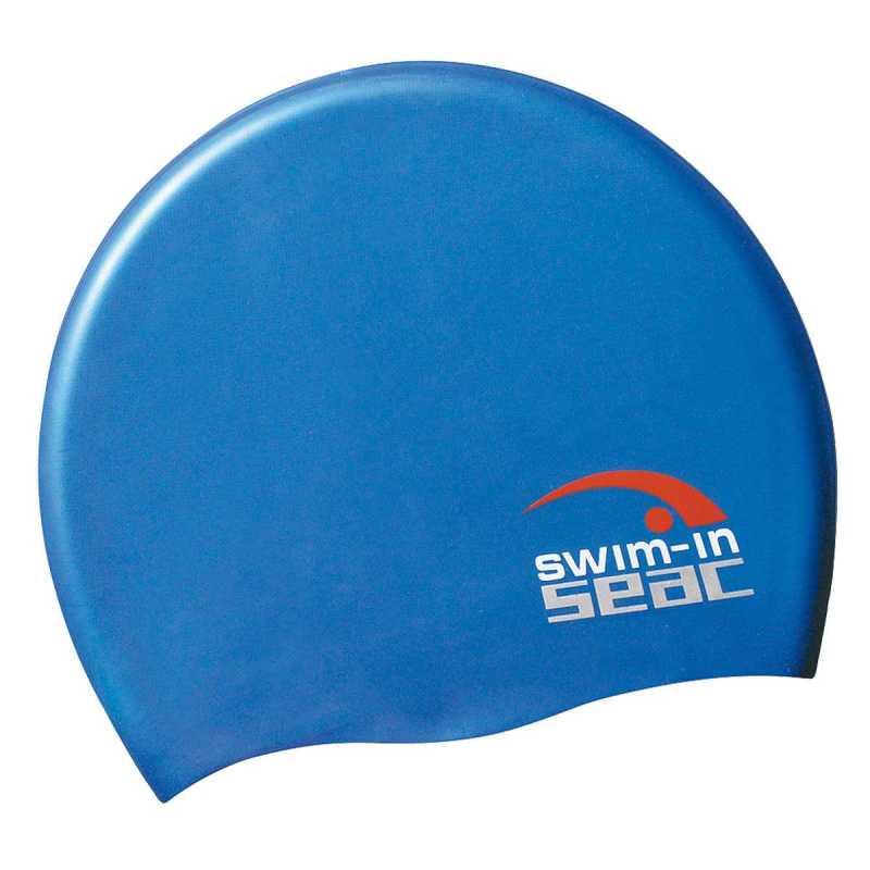 Casca de inot Seac - SILICONE JR, Albastru