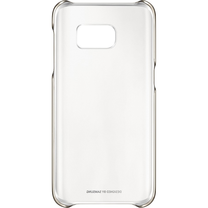 Протектор Samsung Clear Cover за Galaxy S7, Gold