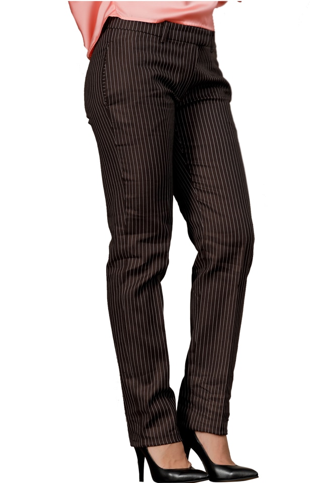 Giorgal, Pantalon office cu buzunare, Maro