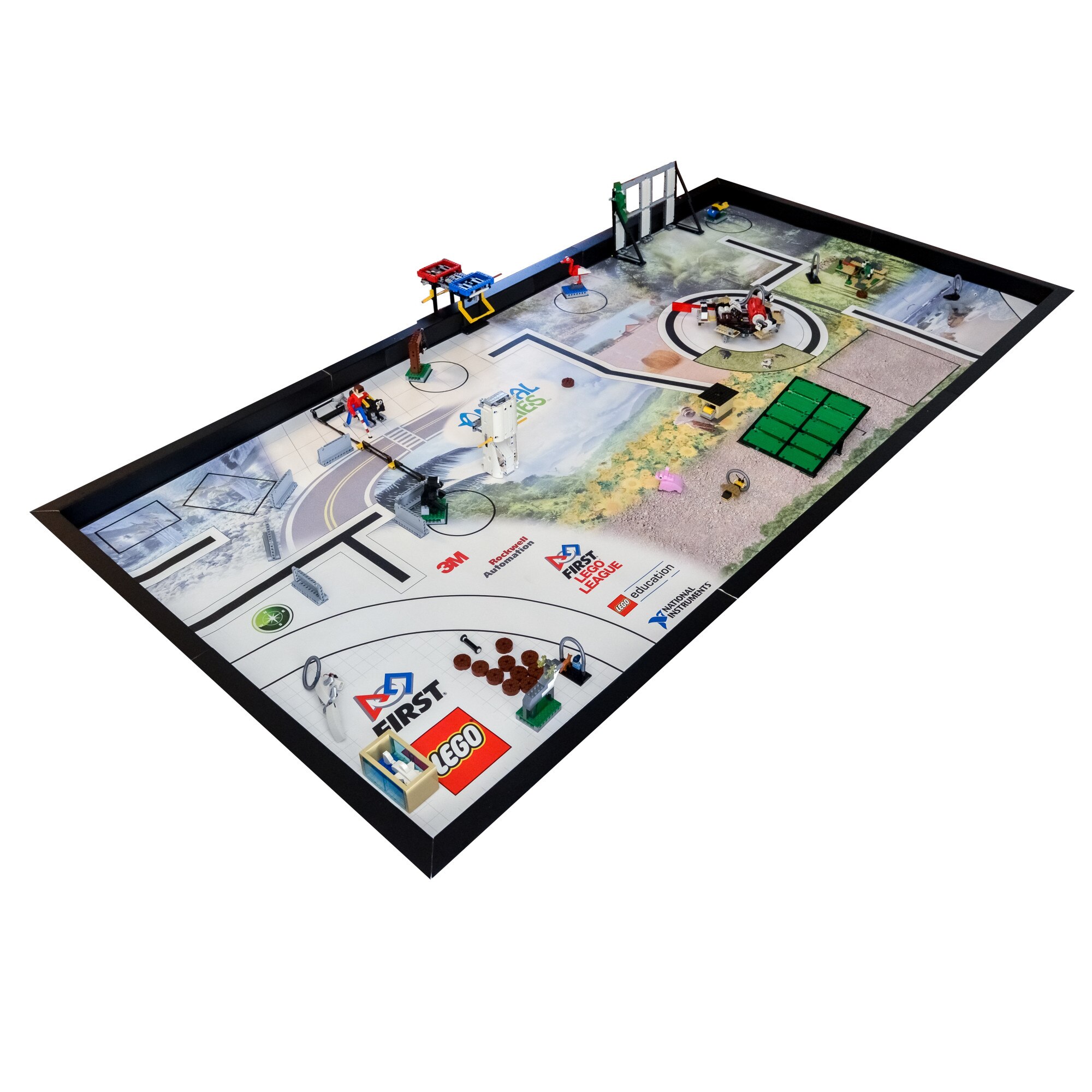 Teren de joc FIRST LEGO League, sezonul Animal Allies, 2016, multicolor, + 9 ani