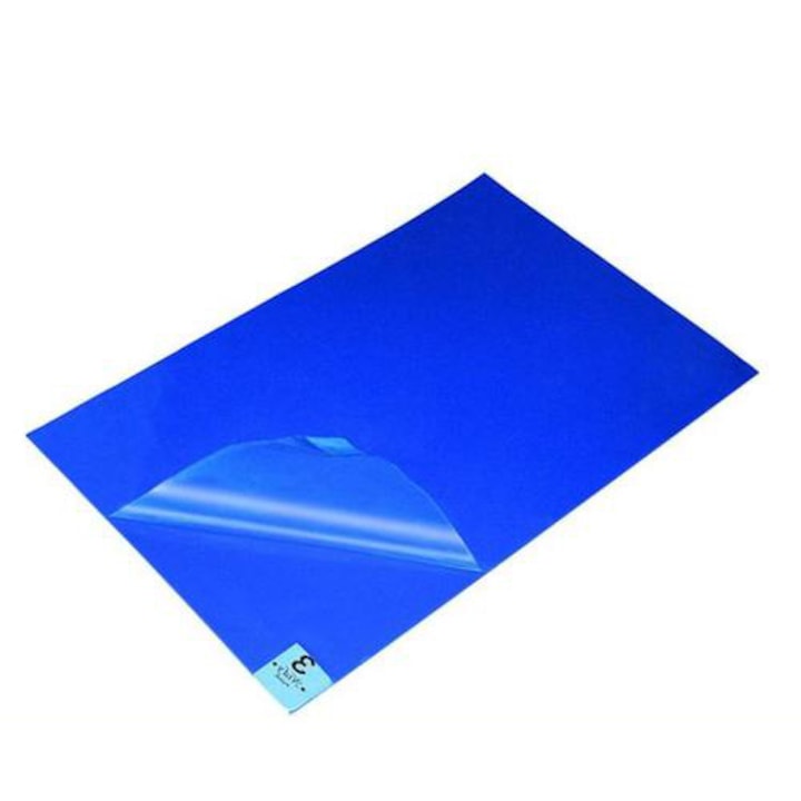 Covor decontaminare Sticky Mat albastru, 60 x 90 cm, set 30 foi