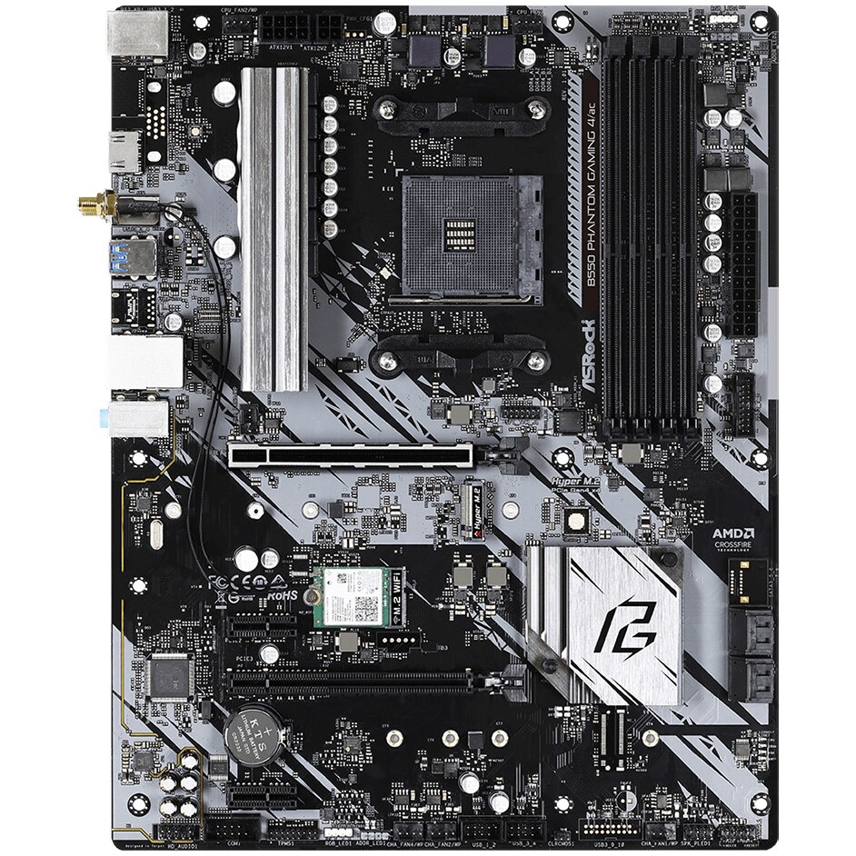 Placa de baza ASRock B550 PH GAMING 4AC, Socket AM4