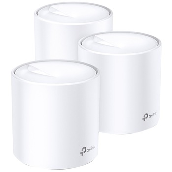 Sistem Wi-Fi Mesh TP-Link Deco X20(3-pack) Dual-Band Gigabit AX1800 cu acoperire completa pentru casa Sistem Wi-Fi Mesh TP-Link Deco X20(3-pack) Dual-Band Gigabit AX1800 cu acoperire completa pentru casa