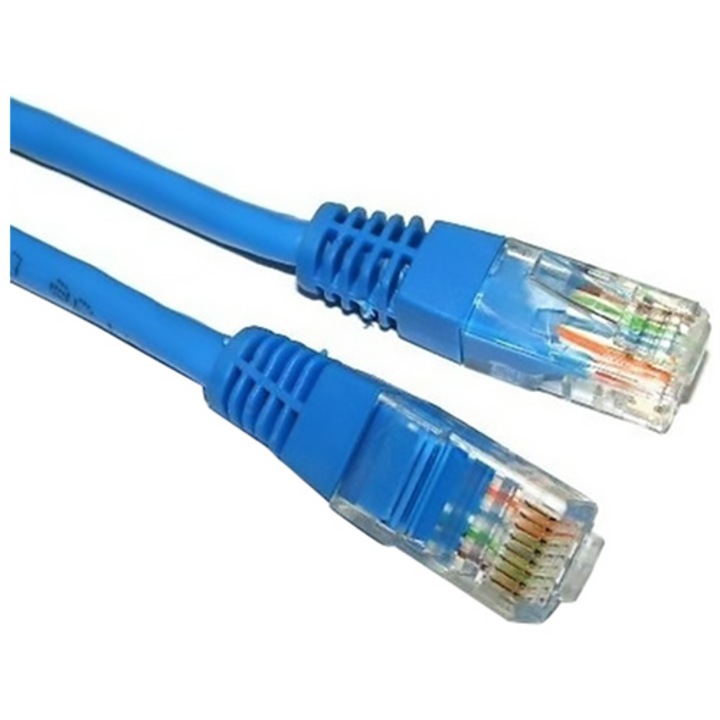 Távtartó hálózati kábel SP-PT-CAT5-0,5M-BL, UTP CAT5e