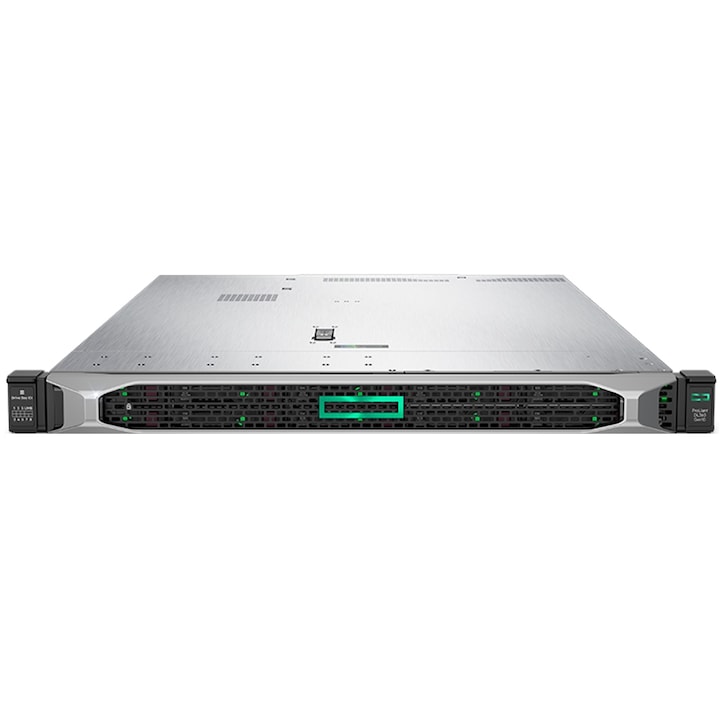 HPE ProLiant DL360 Gen10 Szerver, processzor Intel 4214R 2,4 GHz, 32 GB DDR4-SDRAM, 500 W, fém szekrény (1U)