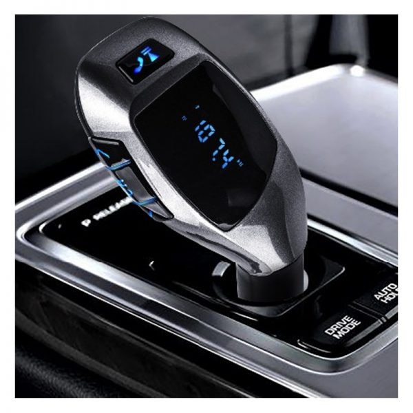 Modulator Auto FM X5, Intrari, USB si CARD TF, Distanta 5M