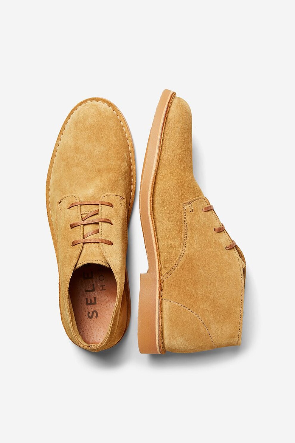 Selected Homme, Nyersbőr chukka cipő 