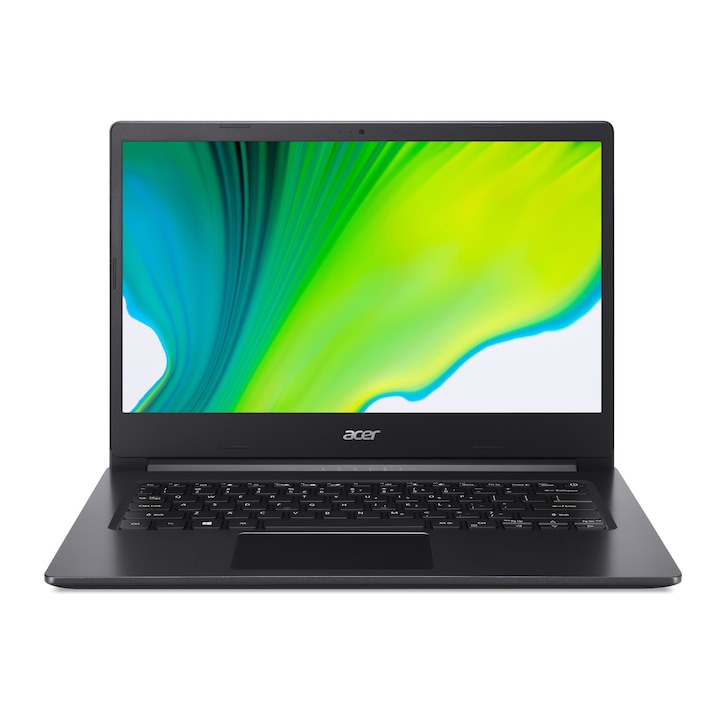 Acer Aspire 3 A314-22-R4VT 14 FullHD laptop, AMD® Ryzen™ 5 3500U, 8GB, 256GB SSD, AMD® Radeon™ Vega 8, Linux, Magyar billentyűzet, Fekete