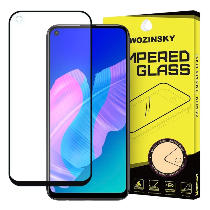 Скрийн Протектор Wozinsky за Huawei P40 Lite E, High Quality, Черен
