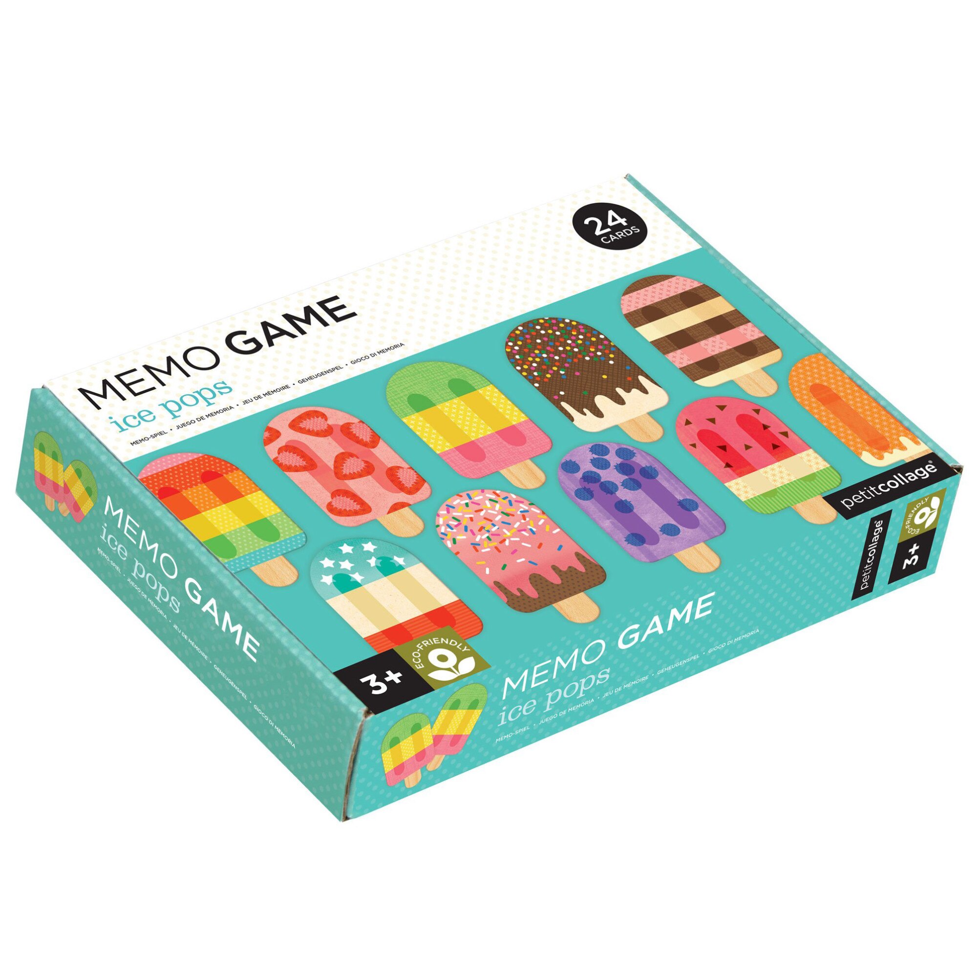 Joc memorie Petit Collage - Inghetate, 24 piese