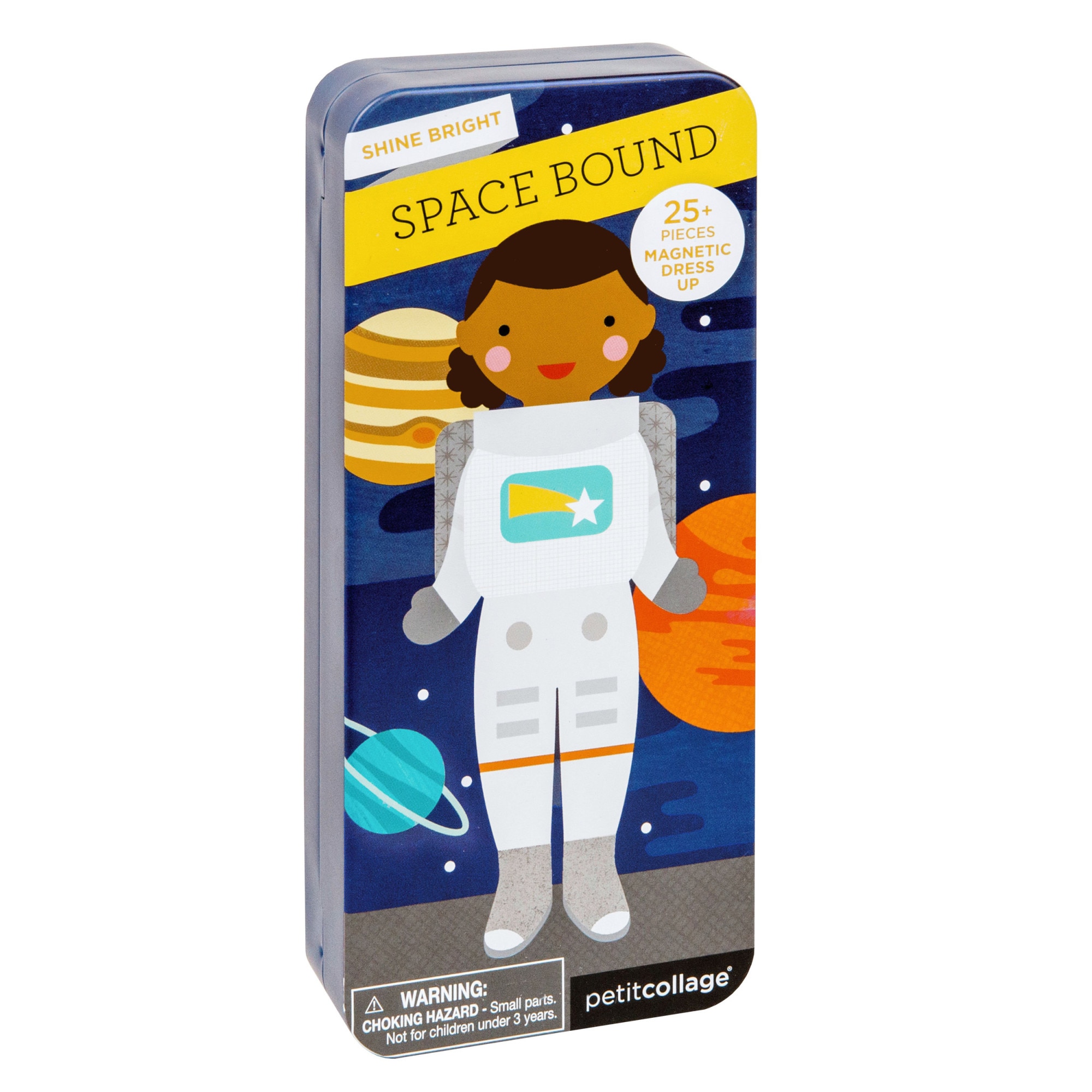 Joc magnetic Petit Collage - Micuta astronaut, 25 piese