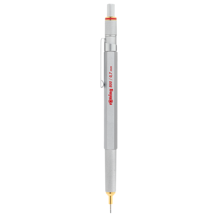 Creion mecanic profesional Rotring 800, 0.7 mm, Argintiu