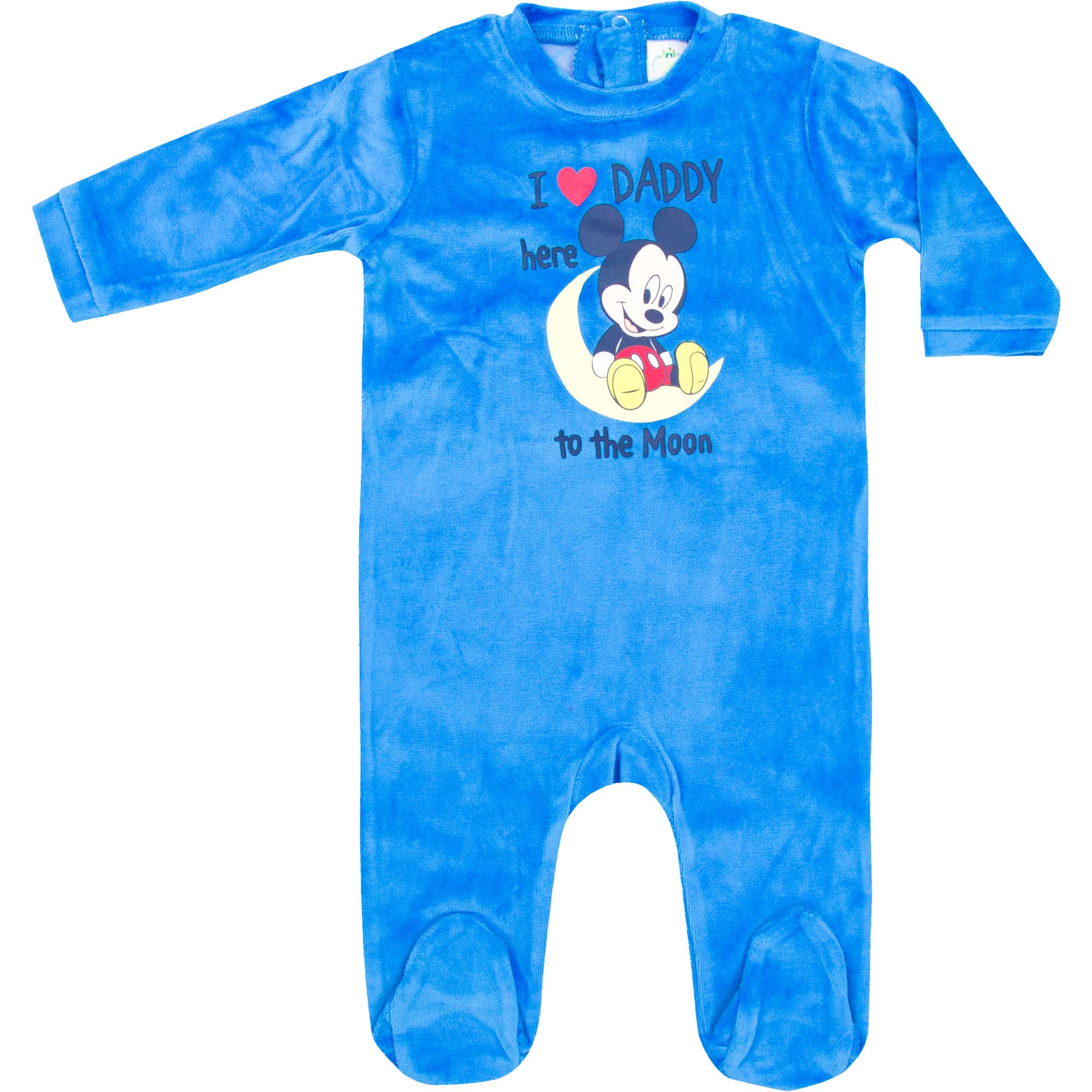 Pijama baieti intreaga Mickey Mouse, Albastru marin