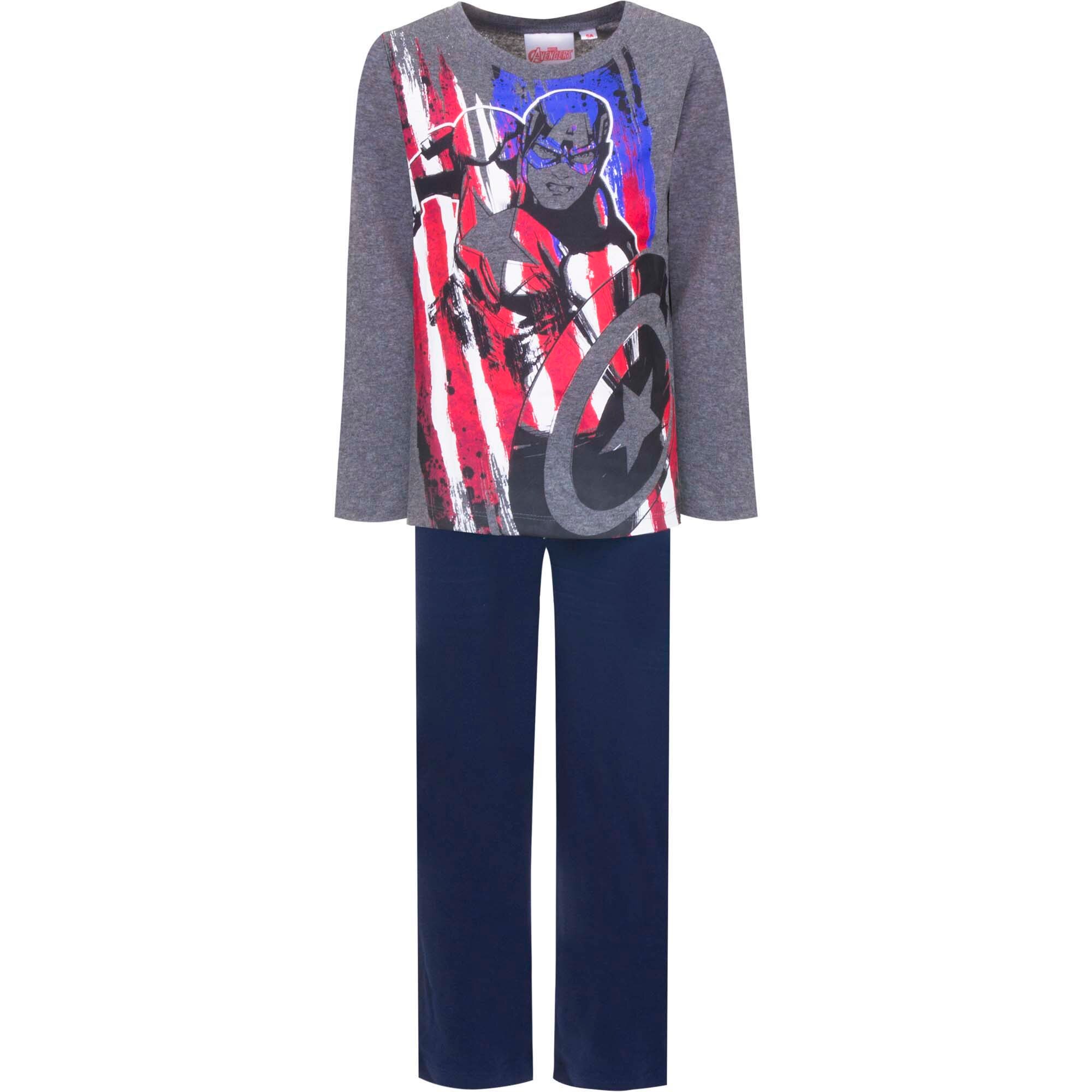Pijamale scurte Superman, Gri/Albastru