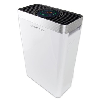 Purificator Esperanza, EHP005 , 46W, 57dB, 3 nivele de filtrare, telecomanda, ventilator, termometru, alb Purificator Esperanza, EHP005 , 46W, 57dB, 3 nivele de filtrare, telecomanda, ventilator, termometru, alb