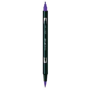 Marker Tombow, tip acuarela, Violet Tombow ABT Marker Tombow, tip acuarela, Violet Tombow ABT