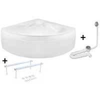 pachet complet cada acril pe colt 120x120 - masca frontala cadru metalic sifon evacuare si cada de baie fibrocom gemini 120x120 imagen 8_0_
0