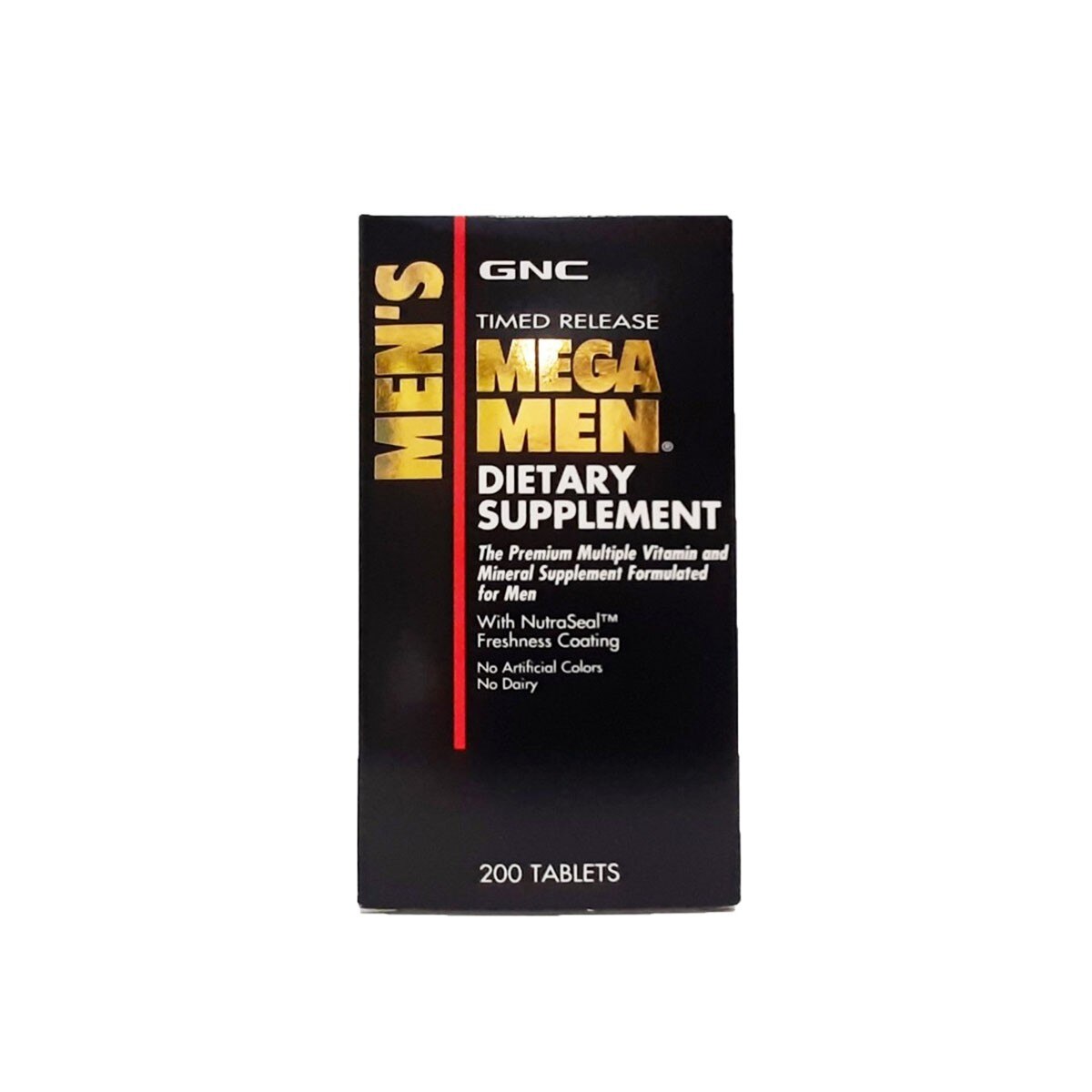 GNC Men's Mega Men Multivitamin, Complex de Multivitamine Pentru Barbati, 200 tb