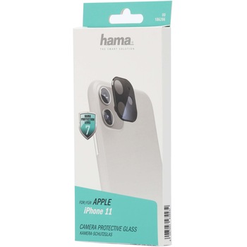Folie de protectie Hama pentru protectie camera compatibil Apple iPhone 11, Negru Folie de protectie Hama pentru protectie camera compatibil Apple iPhone 11, Negru