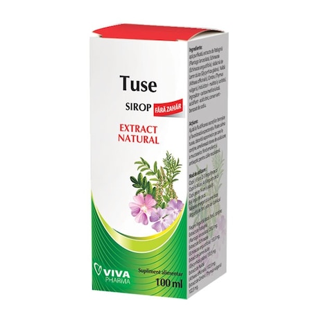 Sirop impotriva tuselor Viva Pharma, 100 ml