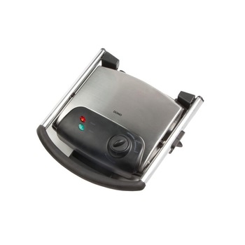 Sandwich-maker Grill Panini Domo DO9036G, Inox, Balama plutitoare, Tava grasimi, Termostat reglabil, Putere 2000W Sandwich-maker Grill Panini Domo DO9036G, Inox, Balama plutitoare, Tava grasimi, Termostat reglabil, Putere 2000W