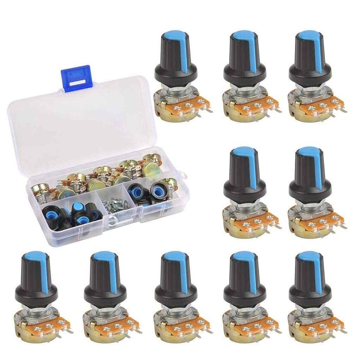 Комплект Резисторен Потенциометър Arduino Clone WH148, 10 броя