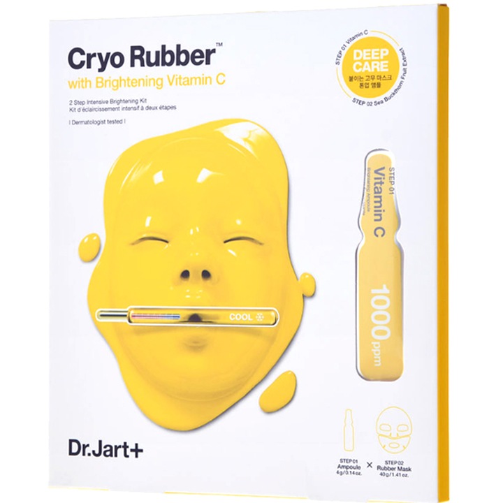 Dr.Jart+ Cryo Rubber маска за лице с Витамин С за блясък 4гр х 40гр
