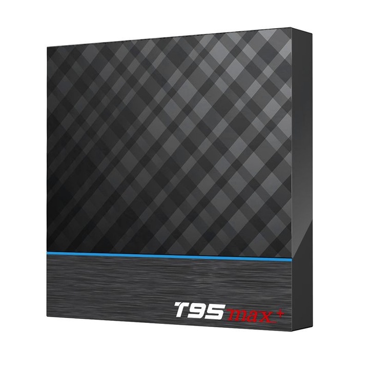 Смарт ТВ бокс T95 Max Plus, Android 9, 8K HDR, WiFi 5GHz, 4GB RAM, 32GB ROM, Amlogic S905X3