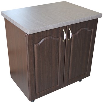 Masca pentru chiuveta cu 2 usi 80 cm Zebra, wenge/MDF Wenge Mustata, cu blat Beton, 80 x 85 x 60 cm Masca pentru chiuveta cu 2 usi 80 cm Zebra, wenge/MDF Wenge Mustata, cu blat Beton, 80 x 85 x 60 cm