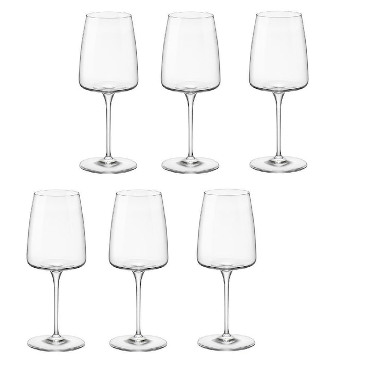 Комплект чаши за бяло вино Bormioli Rocco, NEXO, 380мл, 6 броя