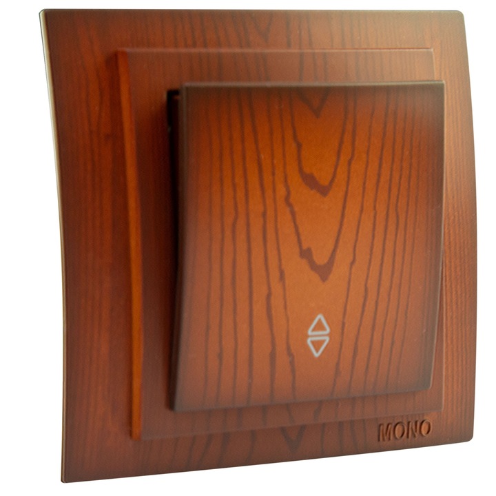 Intrerupator cap scara Mono Electric LARISSA, ingropat/ST, cires