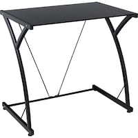 Birou gaming Kring Ares, metal, Negru