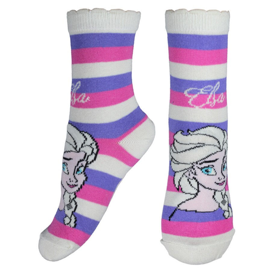 Sosete, Printesa Elsa, dungi colorate 23-26