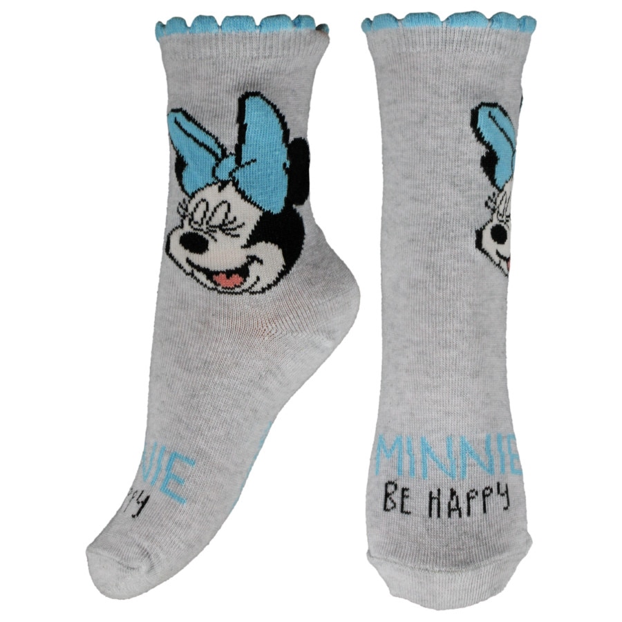 Sosete, Minnie be happy, gri 27-30