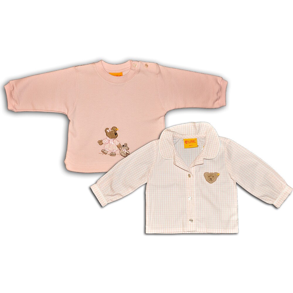 Set camasa si pulover Steiff Logo Bear, 3-6 luni