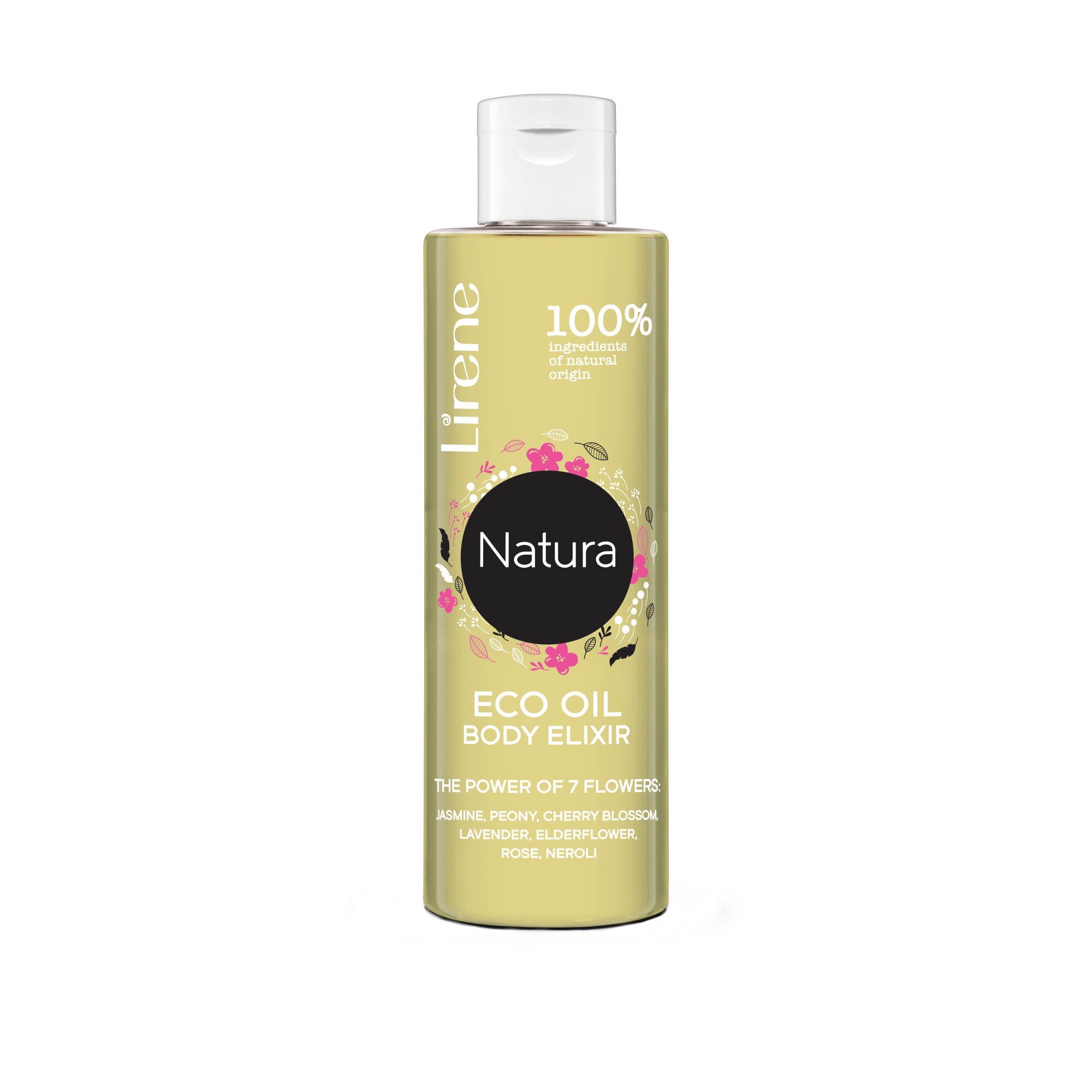 Ulei elixir ECO pentru corp LIRENE NATURA, cu 100% ingrediente de origine naturala, 100ml