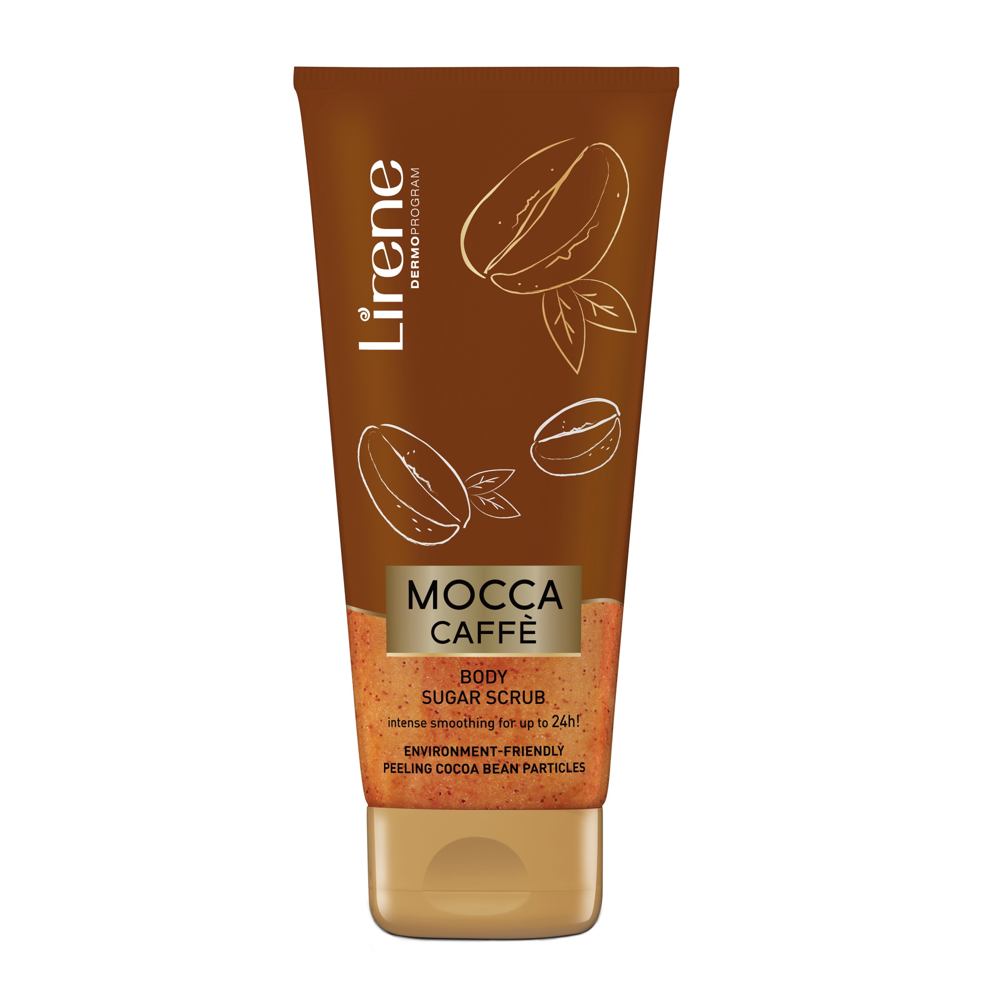 Gel corporal exfoliant Lirene, Mocca Cafe, 200ml