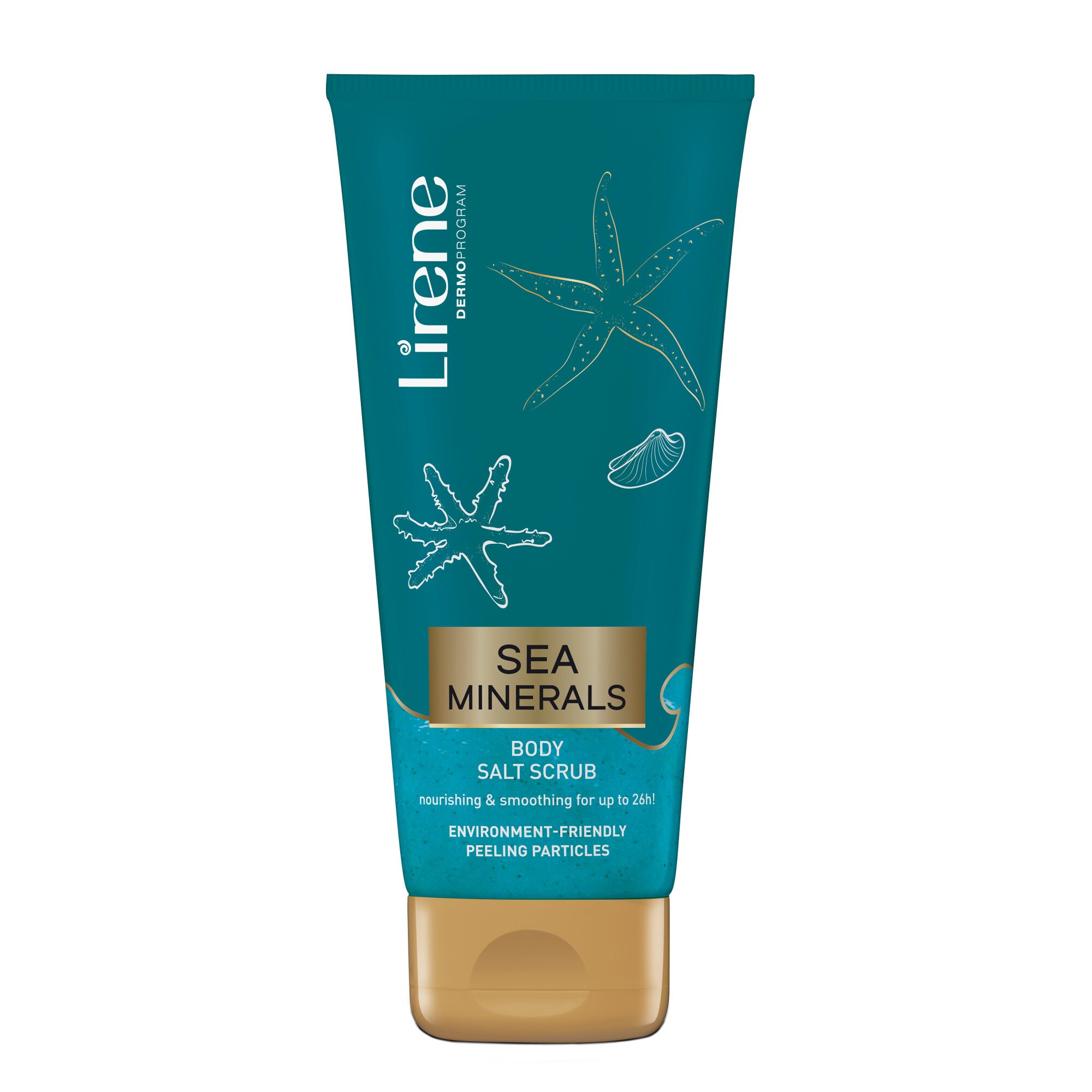 Gel corporal exfoliant Lirene, cu minerale marine, 200ml