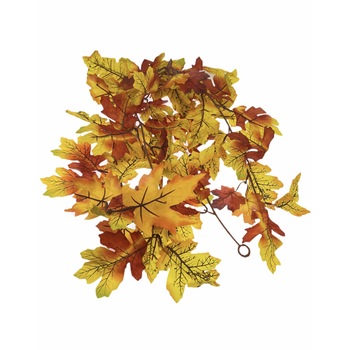 Ghirlanda frunze decorative, Galben Aramiu, 170 cm Ghirlanda frunze decorative, Galben Aramiu, 170 cm