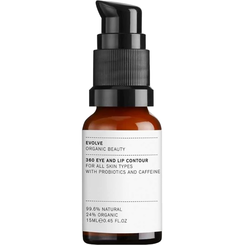 Crema de ochi si buze Evolve Organic Beauty 360 Eye And Lip Contour antirid, 15 ml