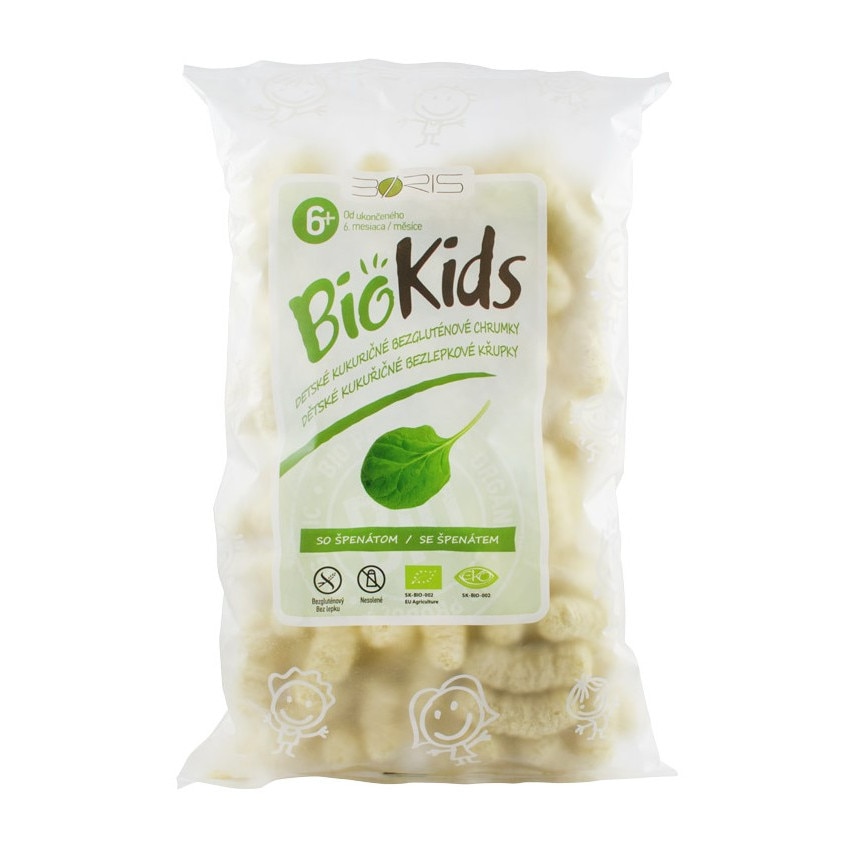 Pufuleti BIO cu spanac BioKids 55 g
