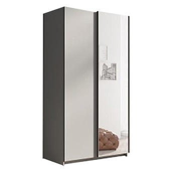 Dulap cu Oglinda Rick 100 Gri, 100 x 216 x 64 cm Dulap cu Oglinda Rick 100 Gri, 100 x 216 x 64 cm