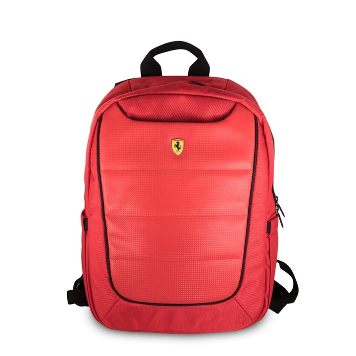 Rucsac Laptop Original Ferrari Scuderia Pit Stop Collection, 15", Rosu