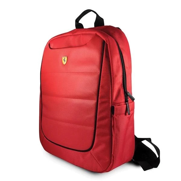 Rucsac Laptop Original Ferrari Scuderia Pit Stop Collection, 15", Rosu