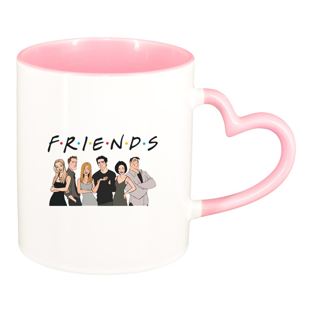Cana Friends, Movie, interior roz, maner inima, 330ml, D1454