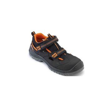 Sandale de protectie Master S1P, Rock, cu bombeu compozit, talpa antiderapanta si protectie anti strapungere, marimea 39 Sandale de protectie Master S1P, Rock, cu bombeu compozit, talpa antiderapanta si protectie anti strapungere, marimea 39